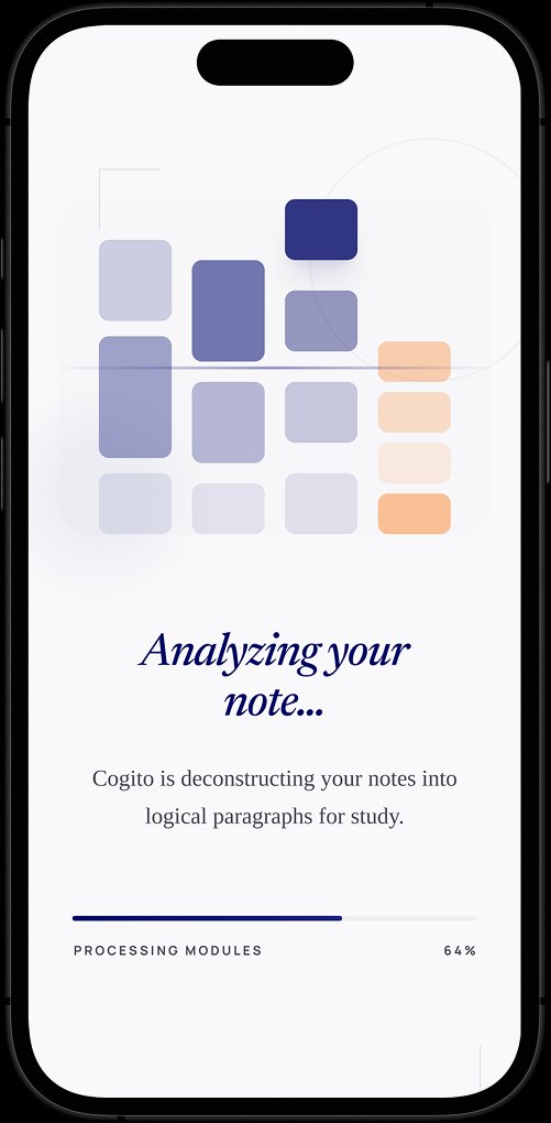 Cogito analyzing notes